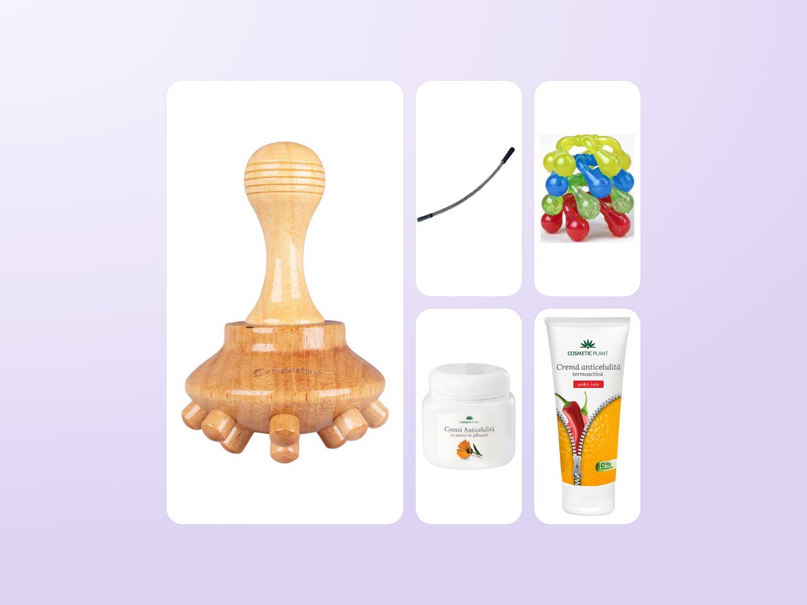 Set pentru masaj anticelulitic