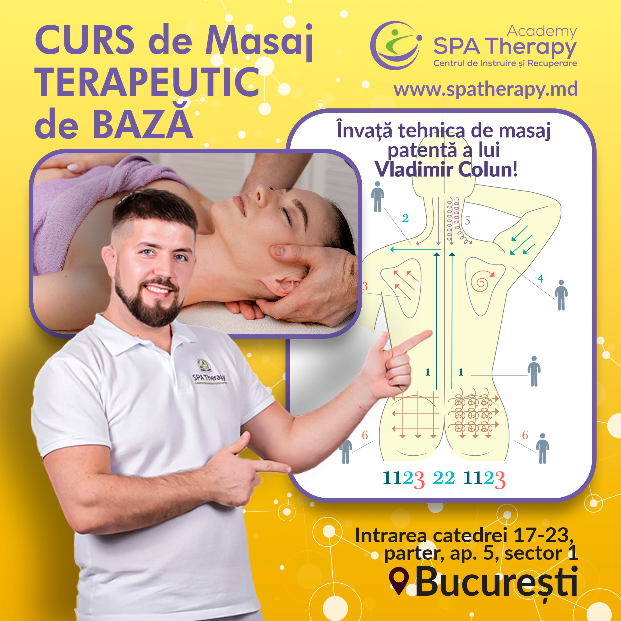 CURS de Masaj Terapeutic de bază - Bucuresti