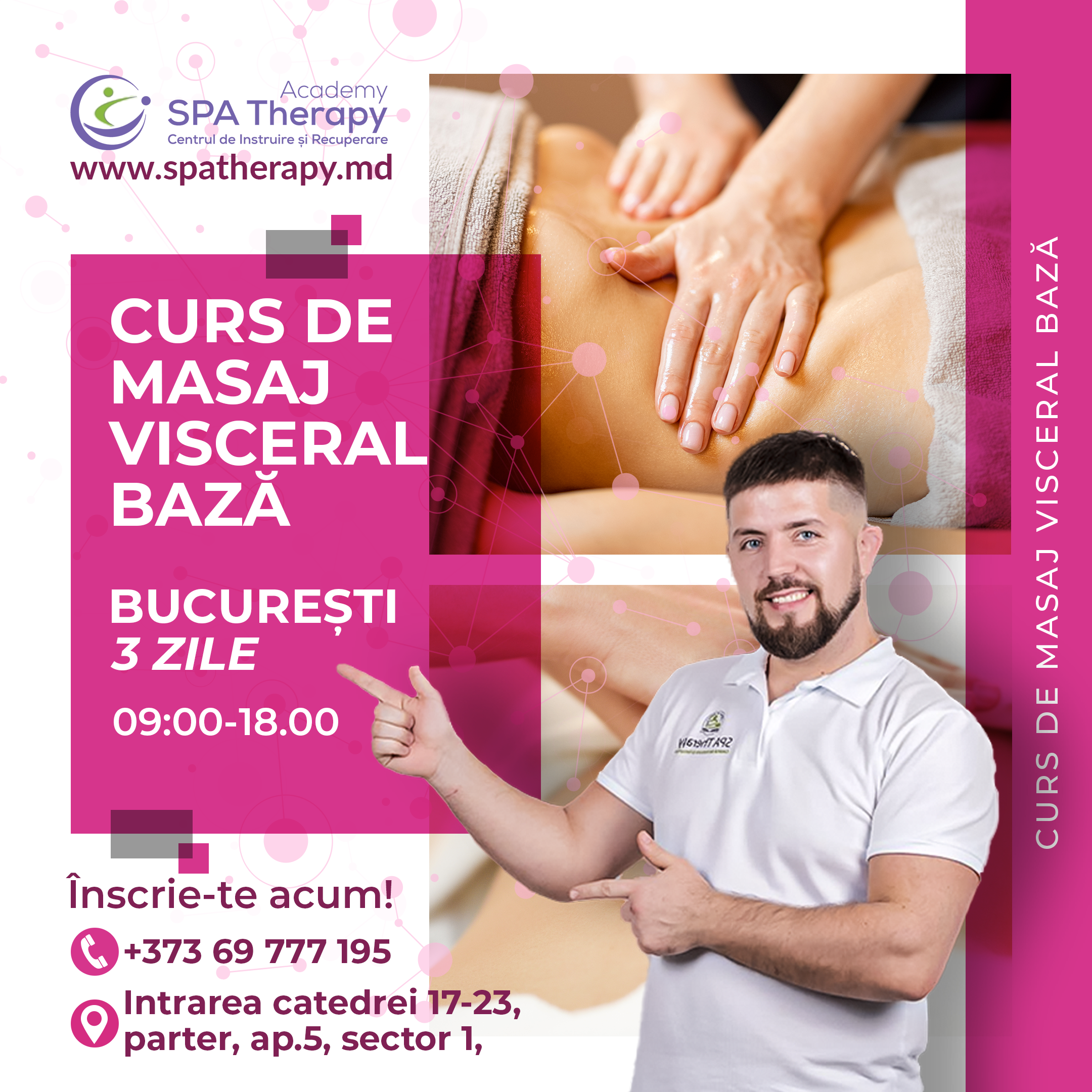 CURS de Masaj Visceral (curs de baza) - Bucuresti