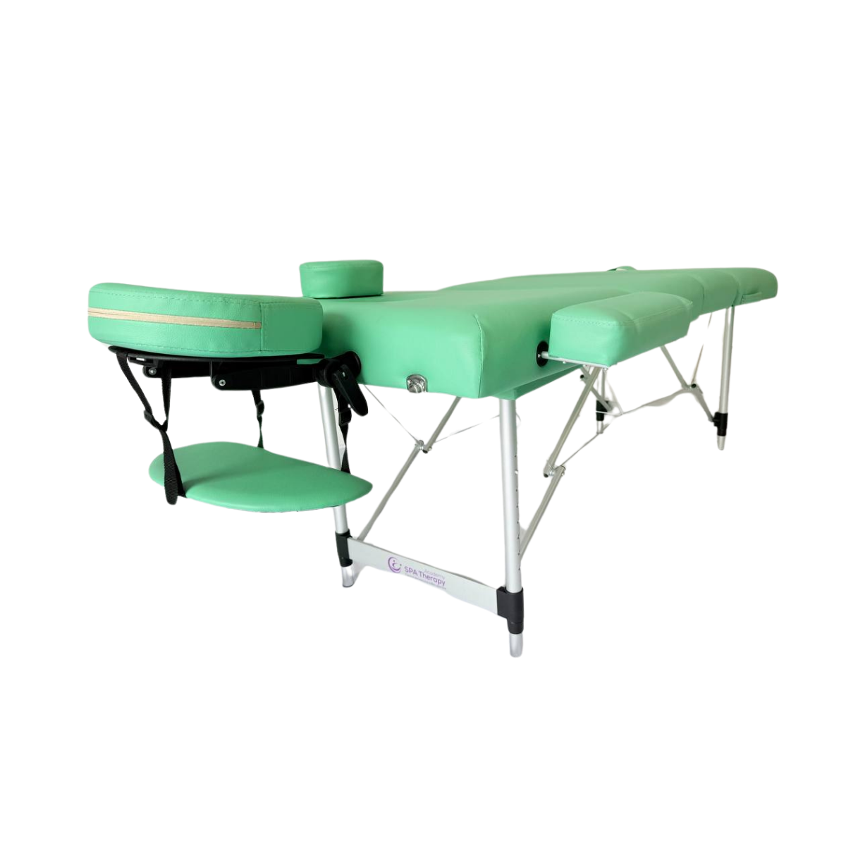 Masă de masaj 4 sectiuni (portabilă/65 cm/metal) Verde - imaginea 13