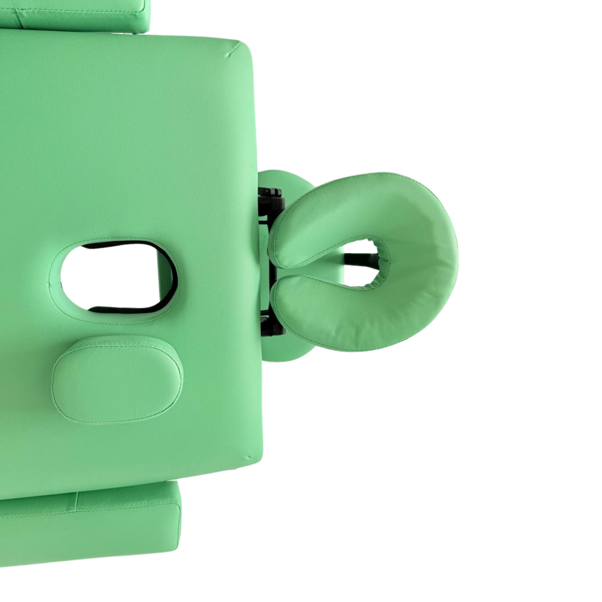 Masă de masaj 4 sectiuni (portabilă/65 cm/metal) Verde - imaginea 8