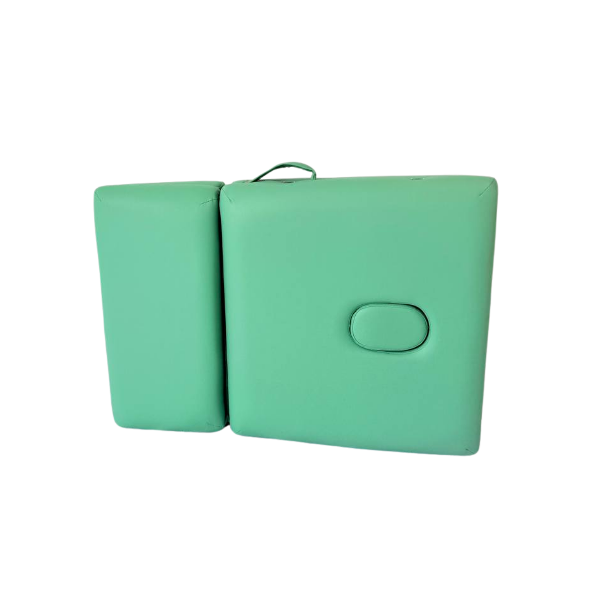 Masă de masaj 4 sectiuni (portabilă/65 cm/metal) Verde - imaginea 11