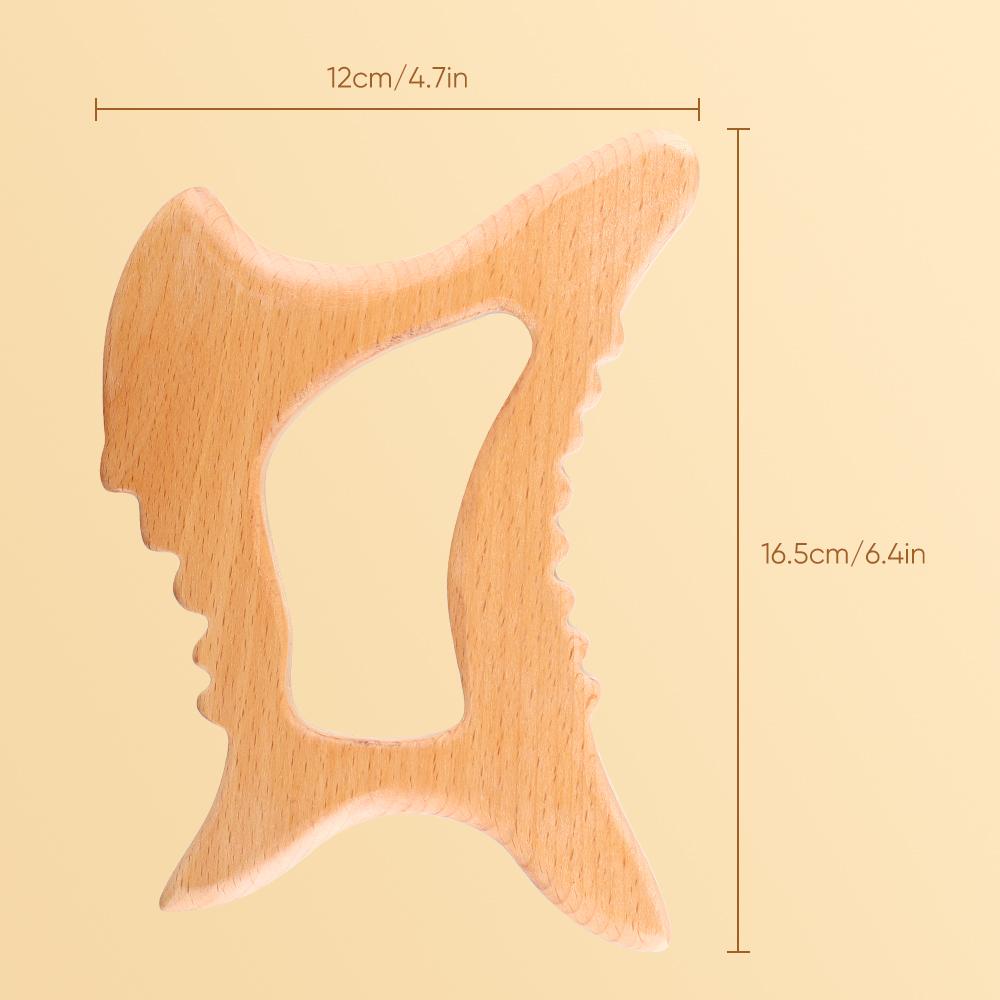 Gua-sha  din lemn Multifunctională - 10