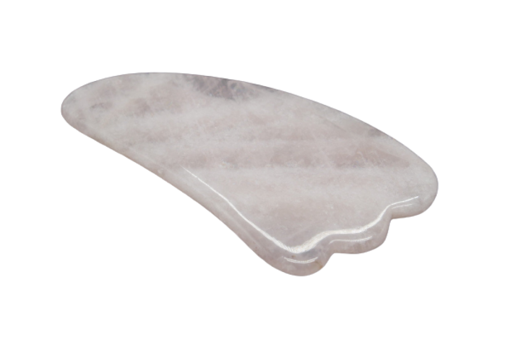 Gua-Sha (Cuarț roz /picioruș*3) - imaginea 2