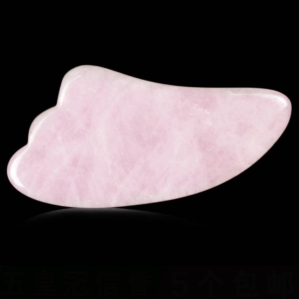 Gua-Sha (Cuarț roz /picioruș*3) - imaginea 3