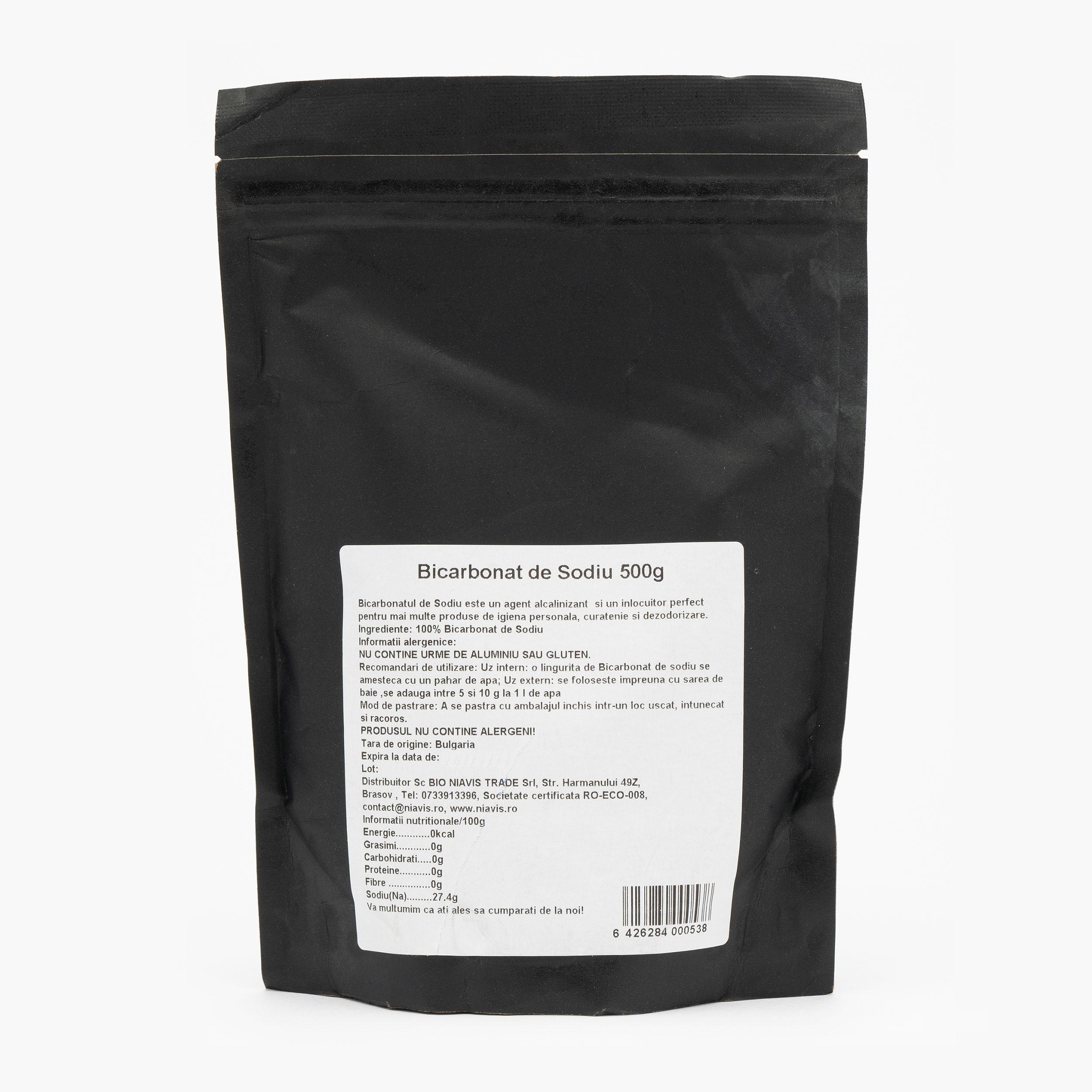 Bicarbonat de sodiu (FĂRĂ ALUMINIU) 500 g - imaginea 3