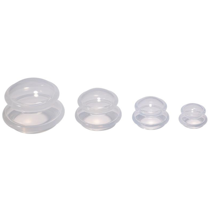 Set ventuze silicon (4 buc) Transparente