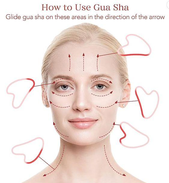 Gua-Sha (Cuarț roz /inima mare) - imaginea 4