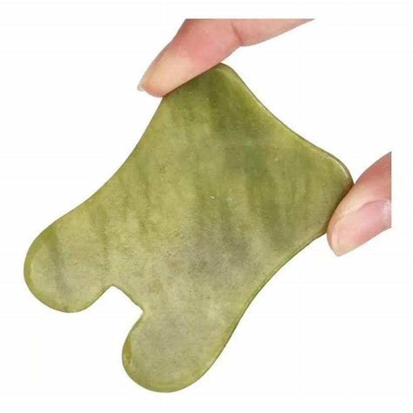 Gua Sha (nefrit/drept cu bordură) - 2