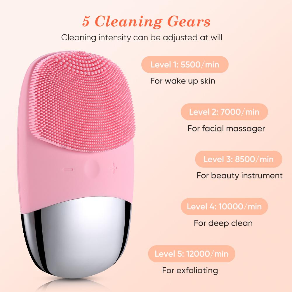 Dispozitiv electric  pentru curațarea facială - imaginea 4