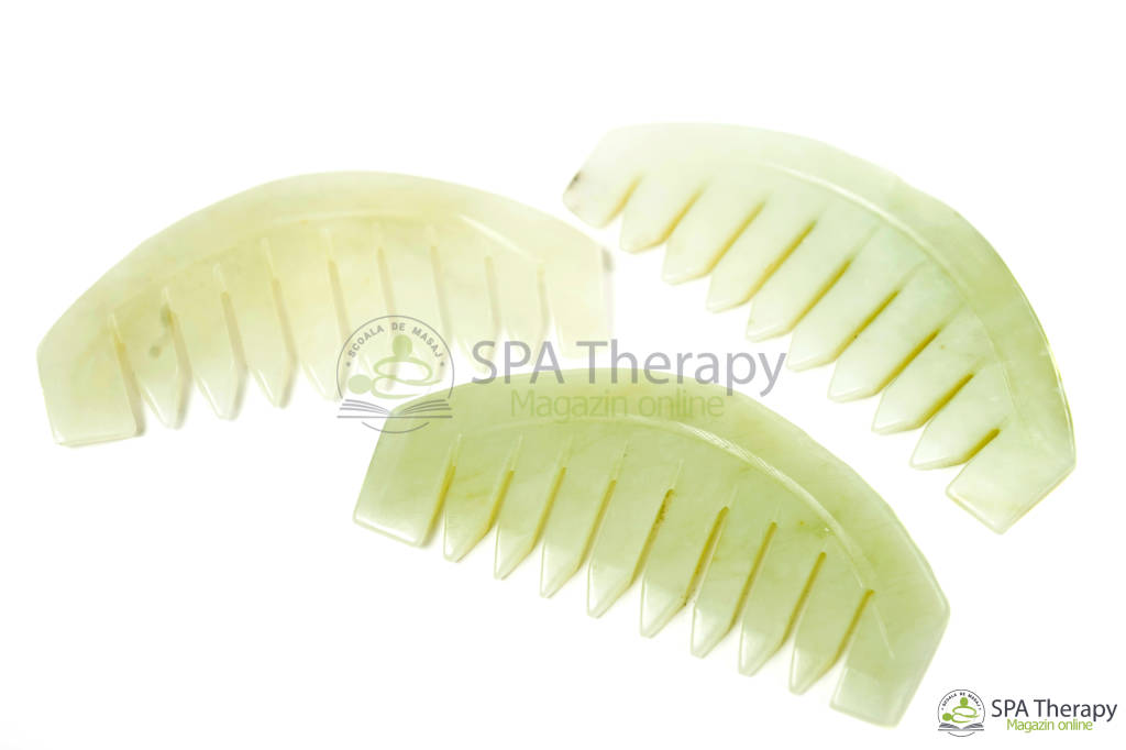 Gua-Sha (Nefrit/pieptene) - imaginea 4