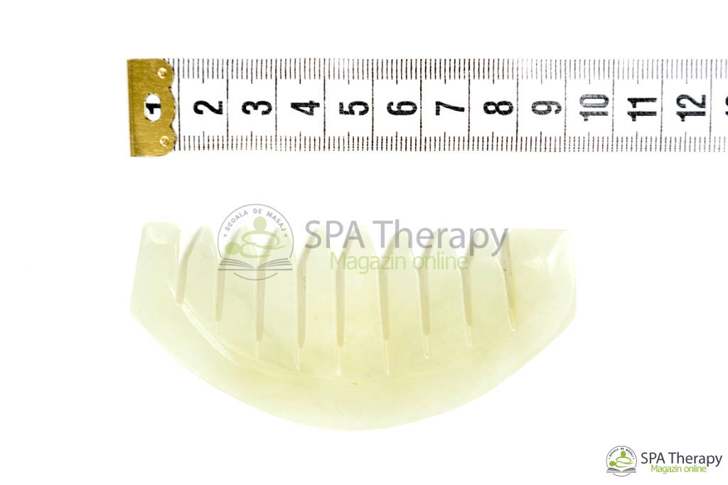Gua-Sha (Nefrit/pieptene) - imaginea 2