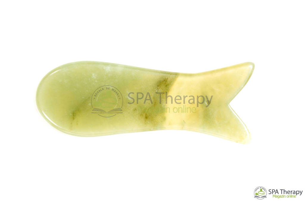 Gua-Sha (Nefrit/pește)Mic - 2