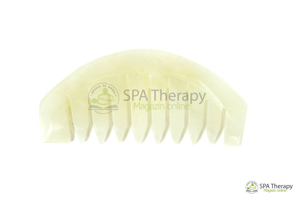 Gua-Sha (Nefrit/pieptene) - imaginea 3