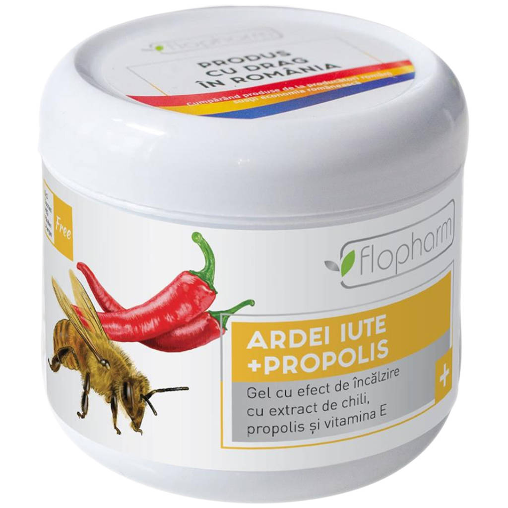 Ardei iute+propolis 250ml Flopfarm