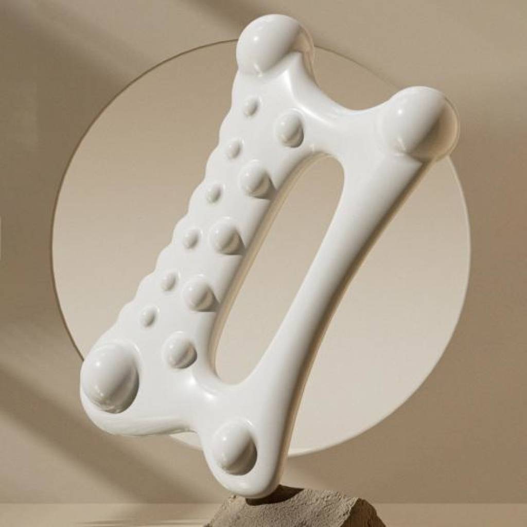 Gua-sha (plastic/dreptunghi) - 1